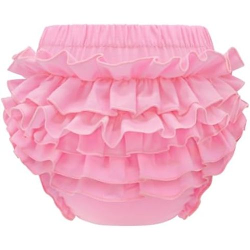 Diaper Covers for Girls Baby Bloomers Cotton Ruffle Bloomers for Toddler Girls Newborn Infant Shorts Baby Underwear