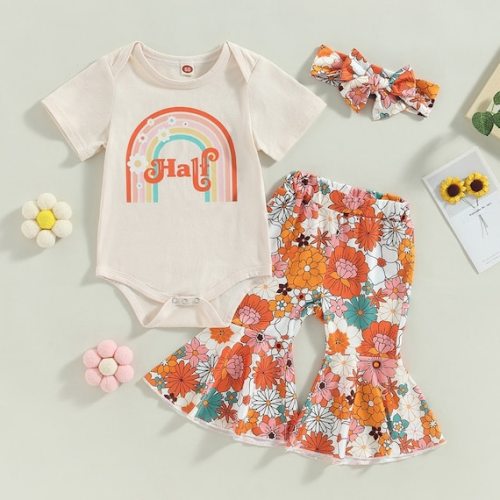 Half Birthday One Piece Halfway to One Baby Romper Floral - Etsy