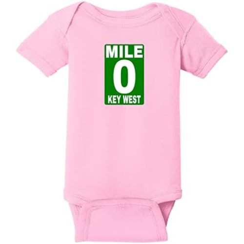 U.S. Custom Tees Mile 0 Key West Baby One Piece