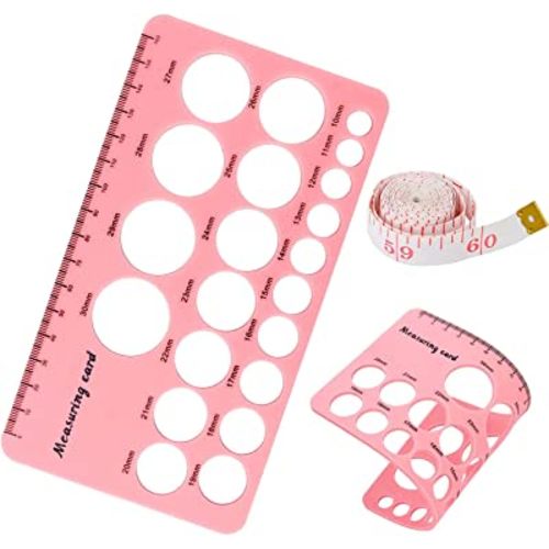 Silicone Nipple Ruler, Nipple Ruler for Flange Sizing Measurement Tool,Soft Flange Size Measure for Nipples, Breast Flange Measuring Tool Breast Pump Sizing Tool - New Mothers Musthaves(Pink)