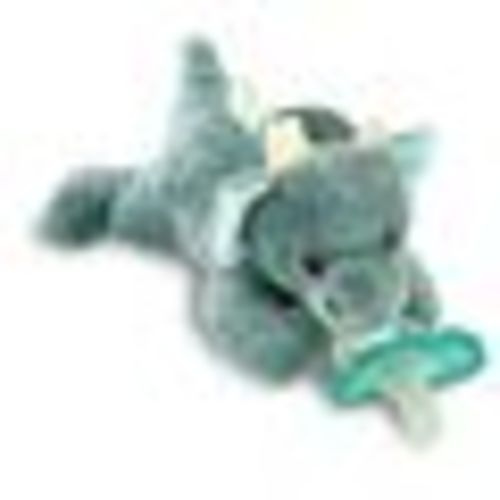 Razbaby RaZbuddy Paci Holder - Detachable JollyPop Pacifier 0m+ - Dragon - Bpa Free - Pacifier Made in USA, Multicolor