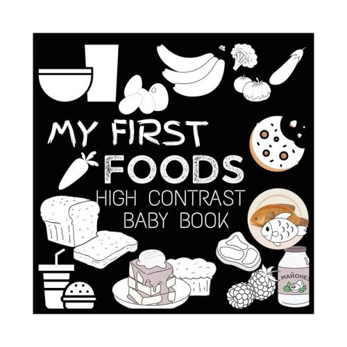 High Contrast Baby Book - Food - (High Contrast Baby Book for Babies) by M Borhan (Paperback)