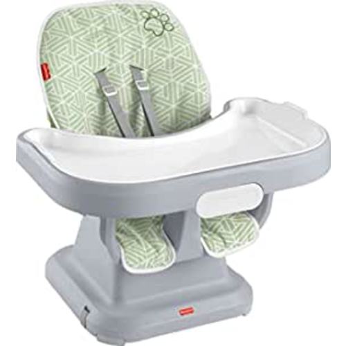 Amazon.com : Fisher-Price Baby Spacesaver Simple Clean High Chair Baby To Toddler Portable Dining Seat with Tray Liner,Puppy Perfection : Baby