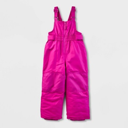 Toddler Solid Snow Bib - Cat & Jack™, Color: Magenta, Size: 3T