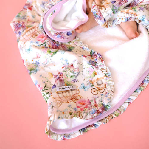 Katrina Ruffled Hooded Towel