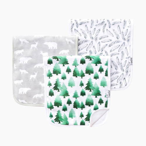 Copper Pearl Burp Cloth Set - Woodland
