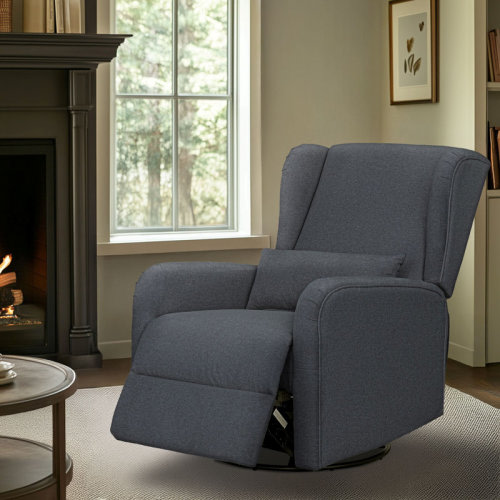 Ebern Designs Power Recliner 3-In-1 With Swivel, Glider, USB Ports & Reviews | Wayfair