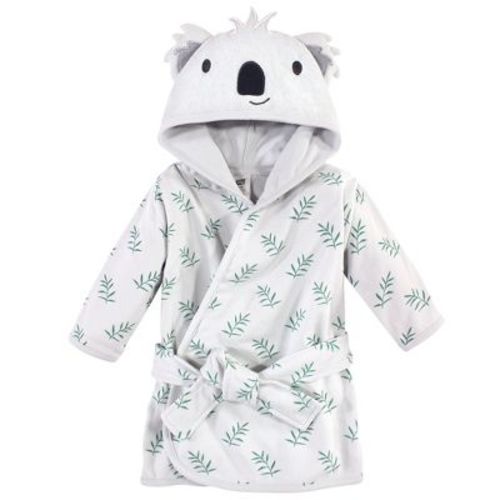 Hudson Baby Infant Unisex Cotton Rich Bathrobe, Koala, 0-9m
