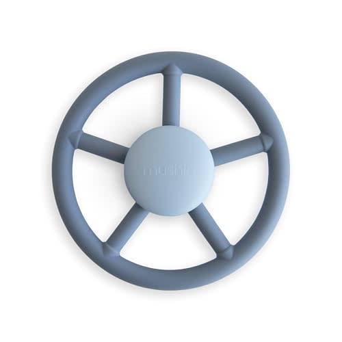 mushie Wheel Suction Spinner Toy | Toddler Sensory Toys for Bath & Play
