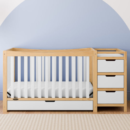 Graco Remi 4-in-1 Convertible Crib and Changer with Storage & Reviews | Wayfair