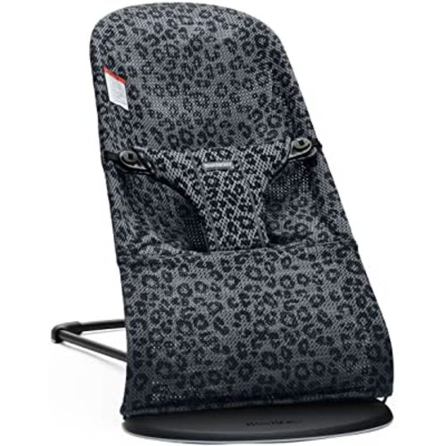 BabyBjörn Bouncer Bliss, Mesh, Anthracite/Leopard