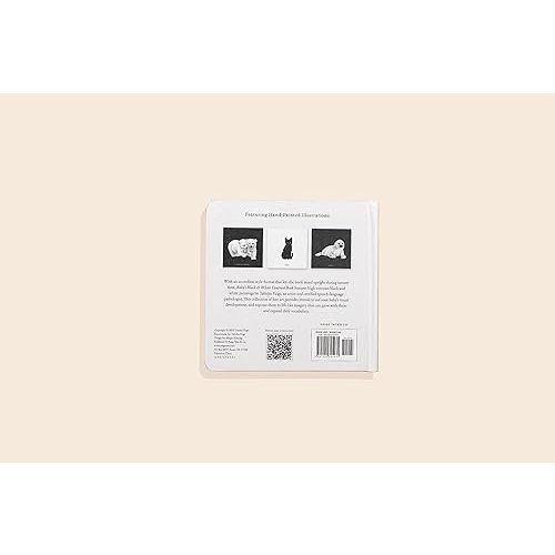 Baby's Black and White Contrast Book: High-Contrast Art for Visual Stimulation at Tummy Time (Our Little Adventures Series)