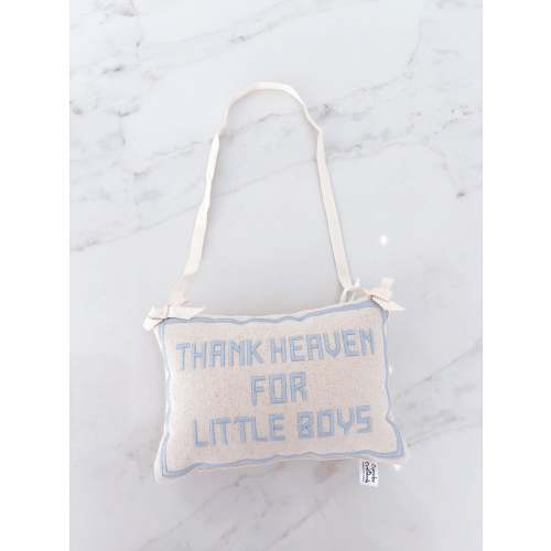 Thank Heavens- Door Hanging Pillow- Boys
