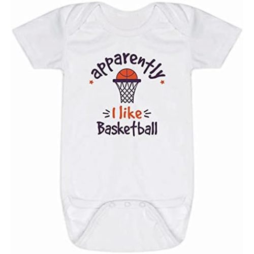 ChalkTalkSPORTS Basketball Baby & Infant One Piece | Basketball Theme Bodysuits