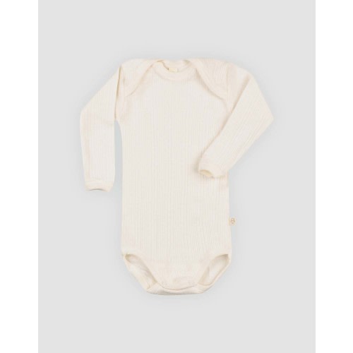 Baby Long sleeve bodysuit with american neckline