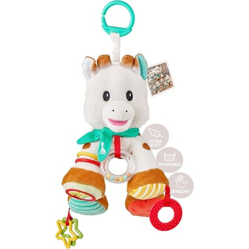 Sophie la girafe Activities Plush | Ideal for Travel | Awaken The Senses with Several Activities