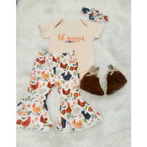 country chicken baby set