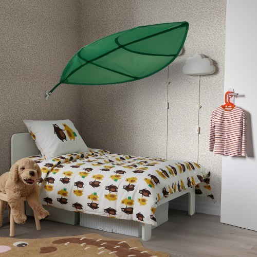 LÖVA Bed canopy - leaf/green