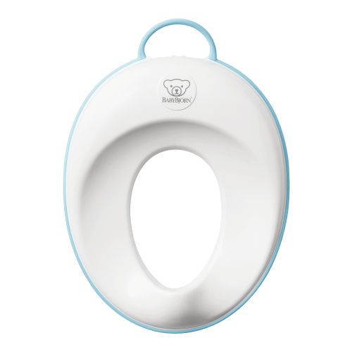 Toilet Training Seat: White/Turquoise