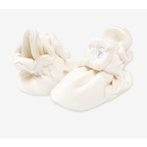 Burt's Bees Baby Booties, Organic Cotton Adjustable Infant Sock