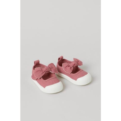 Cotton Canvas Sandals - Dusty rose - Kids | H&M US