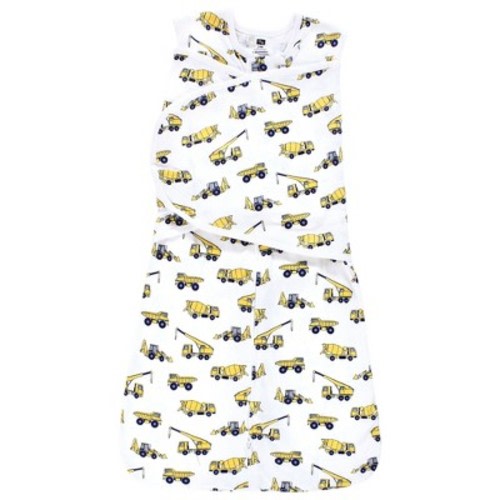 Hudson Baby Infant Boy Convertible Swaddle Sleep Sack, Construction, 3-9 Months