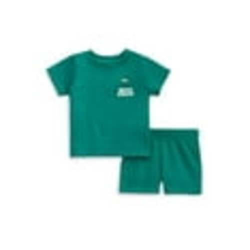 Garanimals Baby Short Sleeve French Terry T-Shirt & Shorts Outfit Set, Sizes 0-24 Months