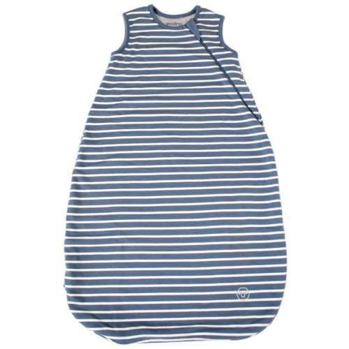 4 Season® Classic Baby Sleeping Bag, Merino Wool & Organic Cotton | Navy Blue, 18-36m