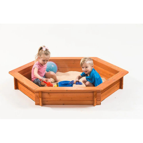 Creative Cedar Designs Hexagon Sandbox with Cover
