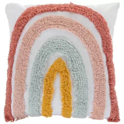 Pastel Rainbow Pillow