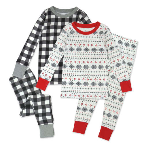 4-Piece Organic Cotton Holiday PJ Set | Honest Baby Clothing