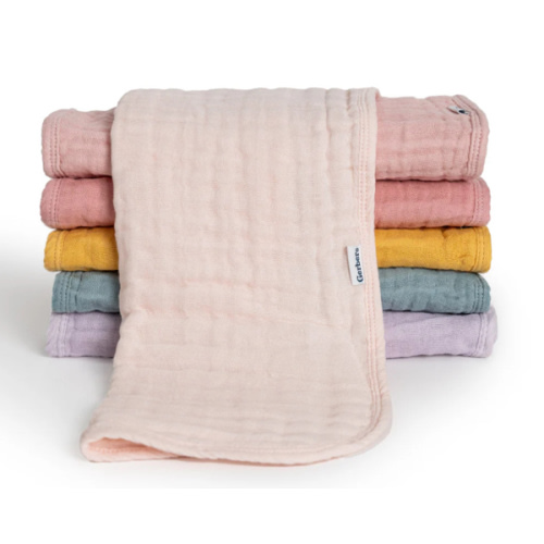 6-Pack Baby Girls Pastel Rainbow Muslin Burp Cloths – Gerber Childrenswear