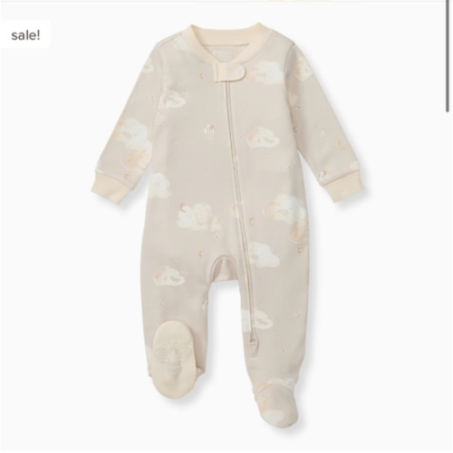 Good Night Sky Organic Cotton Sleep & Play - Limestone – Burt's Bees Baby