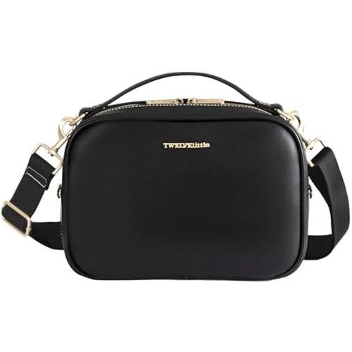 TWELVElittle Luxe Diaper Clutch - Crossbody Diaper Bag with Portable Changing Pad, Zip Out Pouch and Wipes Case