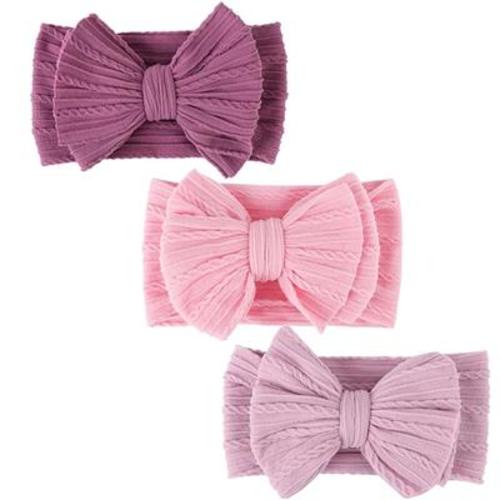 Amazon.com: DRESHOW BQUBO Handmade Baby Headbands Soft & Stretchy Hair Bands with Bows Nylon Bows Hairbands for Girls Newborn Infant Toddlers Hair Acc