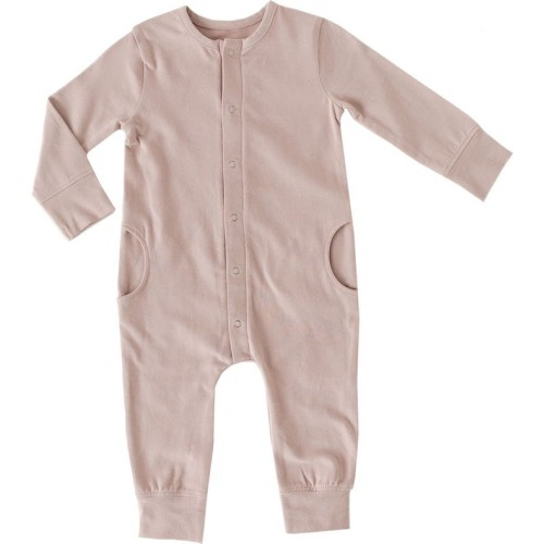 Baby Essential Organic Cotton Romper, Pink