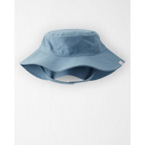 Baby Recycled Twill Swim Hat - Style,Blue