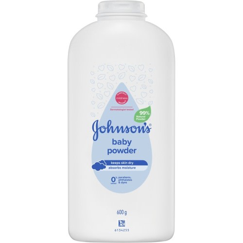 Johnson's Baby Pure Cornstarch Moisture Absorbing Baby Powder 600g