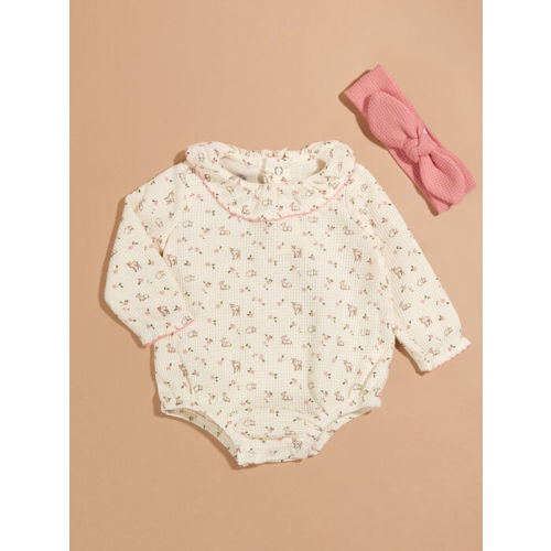 Doe Waffle Bubble and Headband Set by MudPie in Pink | Tullabee