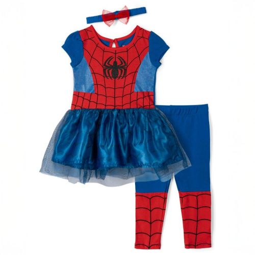 Marvel Dress Leggings Headband 3 Piece Newborn to Infant