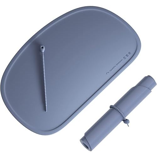 Cuddle Campus Silicone Placemat with Raised Edges for Kids,Toddlers,Babies, Non-Slip Table Setting Placemat for Dining,Come with String for Storage