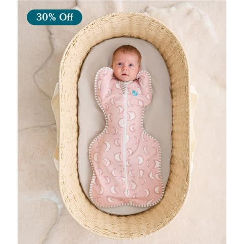 Swaddle Up™ 1.0 TOG Cotton Dusty Pink Eclipse
