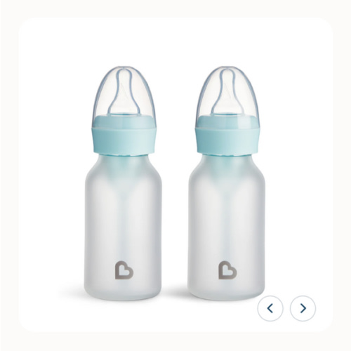 Bond™ Silicone Glass Bottle 4oz or 8oz, 2pk | Munchkin