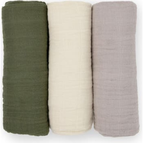 3-Pack Cotton Muslin Swaddle Blankets