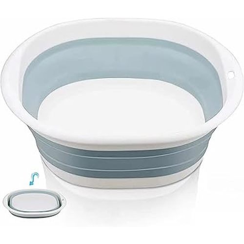 Collapsible Wash Basin | Portable Dish Washing Tub | Folding Washbasin Multipurpose Folding Bowl for Travel Camping and Home Kitchen 32cm