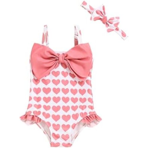Mioglrie Toddler Baby Girl Swimsuit Infant Bathing Suits Summer Beach Swim Suit Newborn One Piece Swimwear for Girls