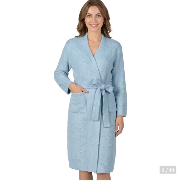 Women's Buttery Soft Knit Short Robe