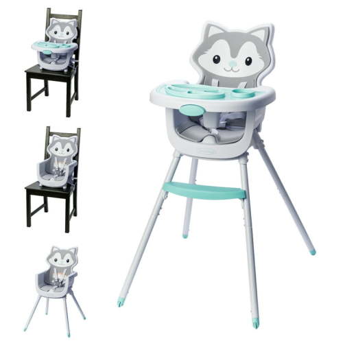 Infantino Grow-with-Me 4-in-1 Convertible High Chair, 6-36 Months, Husky