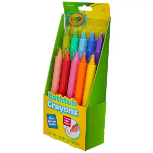 Crayola Non-Toxic Bathtub Crayons for Kids, 10 Count