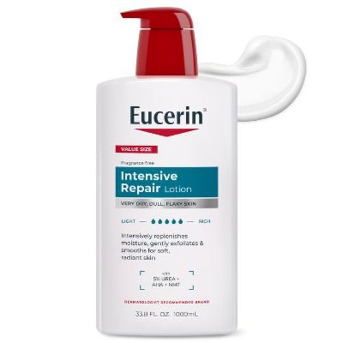 Eucerin Intensive Repair Body Lotion - 33.8 fl oz: Whole Body, Pump Bottle, Contains Alpha Hydroxy, Unscented